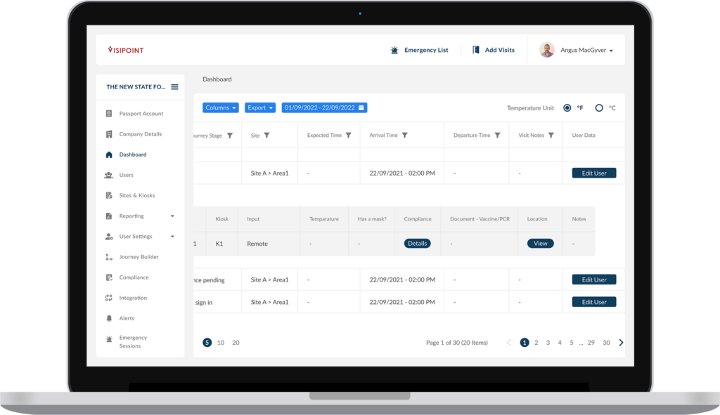  timesheets reports visipoint